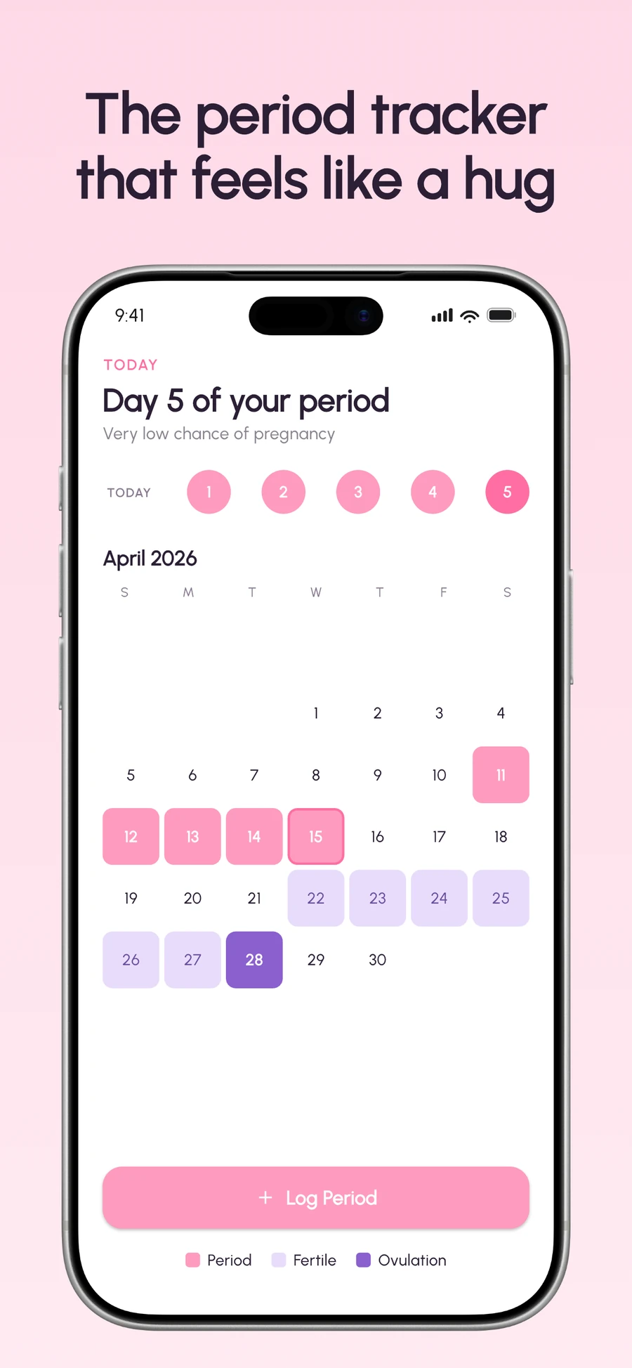 Track your period — MoodSwings calendar